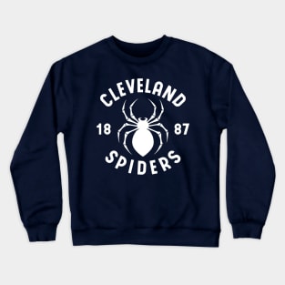 CLEVELAND SPIDERS white Crewneck Sweatshirt